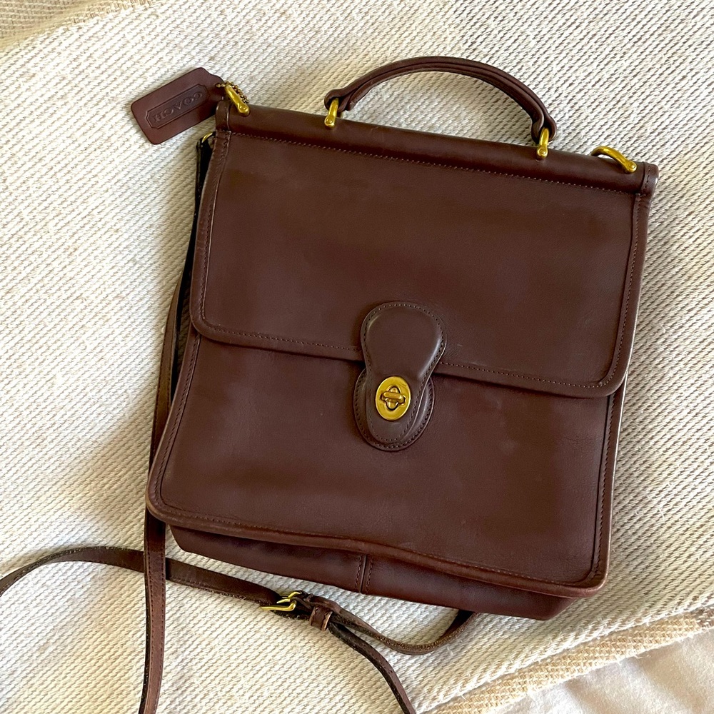 Brown vintage Coach bag